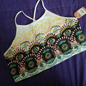 Colorful crop top